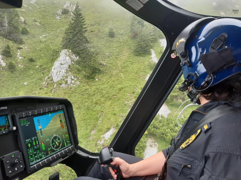 Nesreče v gorah, Storžič, helikoptersko reševanje | Avtor: PU Kranj