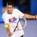 Novak Djoković od začetka tedna trenira na igriščih Melbourne Parka. (Foto: EPA)