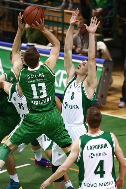 Krka Novo mesto Union Olimpija liga ABA derbi Gailius Lapornik Murić