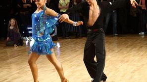 Naslov državnega prvaka v latinskoameriških plesih sta osvojila Jurij Batagelj i