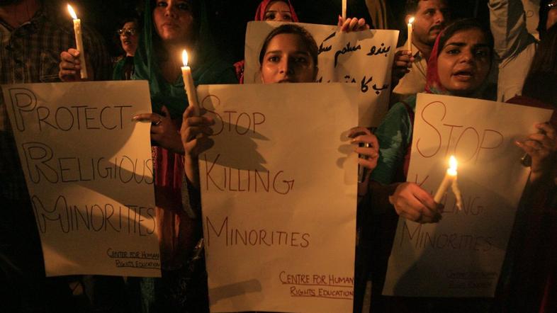 Protesti proti napadom na kristjane