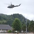 evakuacija s helikopterjem Škofja Loka poplave