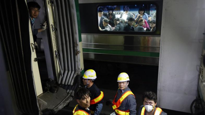 Seul trčenje vlakov na podzemni železnici