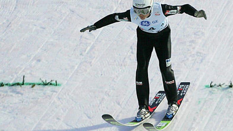 Jernej Damjan je osvojil drugo mesto v Willingenu.