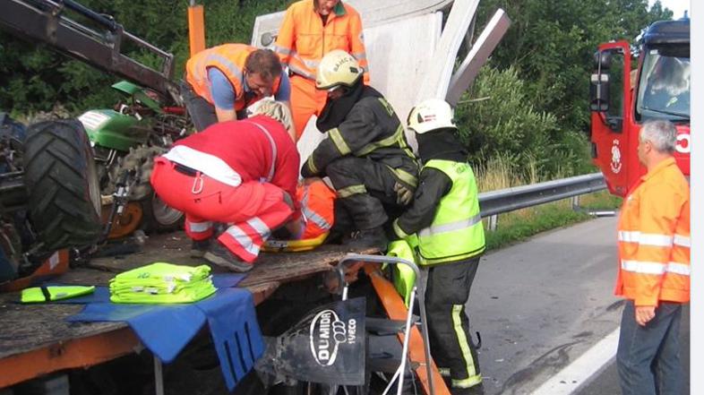 Darjan Kapelj, vzdrževalec pri Družbi za avtoceste v Republiki Sloveniji (Dars).