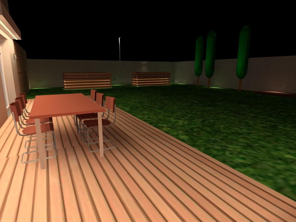 Simulacija zunanje osvetlitve