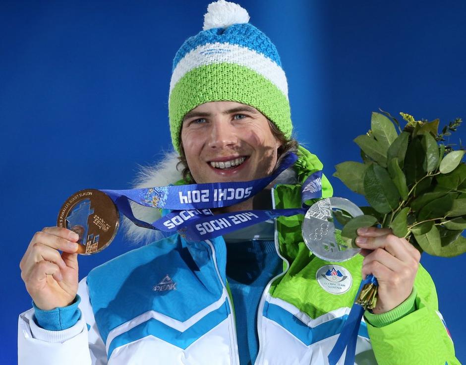 Žan Košir, Soči 2014, srebrna medalja paralelni slalom in bronasta medalja paral | Avtor: EPA