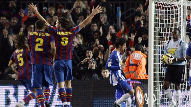 Barcelona Expanyol Zlatan Ibrahimovic Daniel Alves