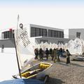 Idejni projekt za dom vodnih športov predvideva dva hangarja za večje in manjše 