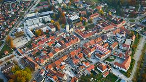 Slovenj Gradec iz zraka
