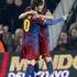 Lionel Messi David Villa gol zadetek proslavljanje proslava veselje slavje
