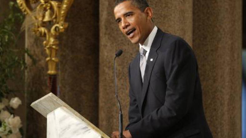 Na spominski maši za senatorja je bil glavni govornik ameriški predsednik Barack