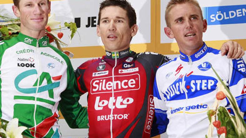 Avstralski kolesarji so zasedli zmagovalni oder v Hamburgu.