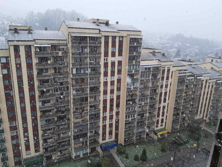 Sneg v Trbovljah