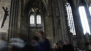 Notranjost cerkve sv. Štefana na Dunaju.