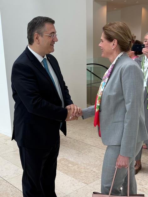 Alenka Bratušek in Apostolos Cicikostas