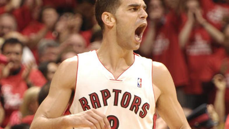 José Calderón (Raptors) je imel letos več težav s poškodbo mišice.