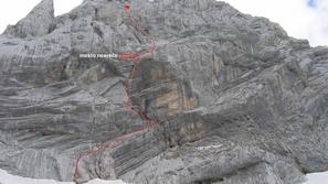 Južna stena Skute, Zajeda