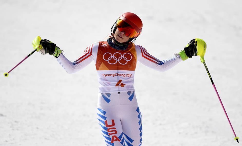Mikaela Shiffrin slalom OI 2018
