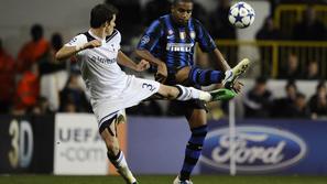 Tottenham bo brez Balea, ki je letos v Milanu Interju dal tri gole. (Foto: Reute