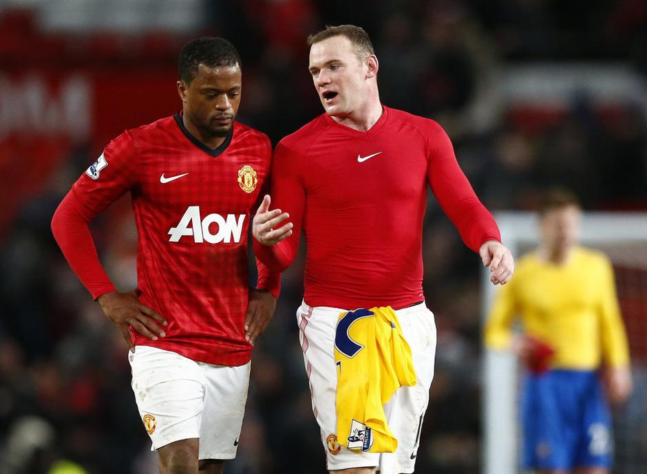 wayne roeny patrice evra | Avtor: Reuters