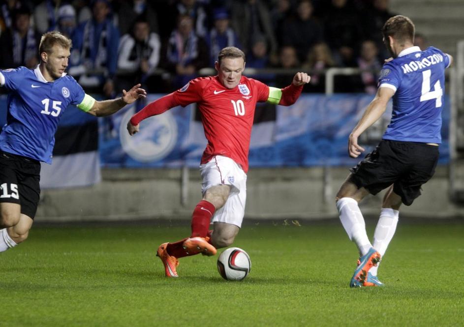 Rooney Klavan Morozov Estonija Anglija Euro 2016