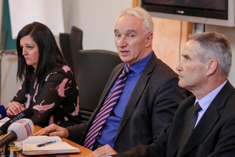 Janja Pahor Mohorič, Jože Podržaj in Dušan Valentinčič | Avtor: Saša Despot