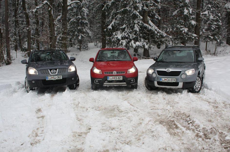 Najbolj terenski med trojico je yeti, ki se presenetljivo dobro počuti tudi na u