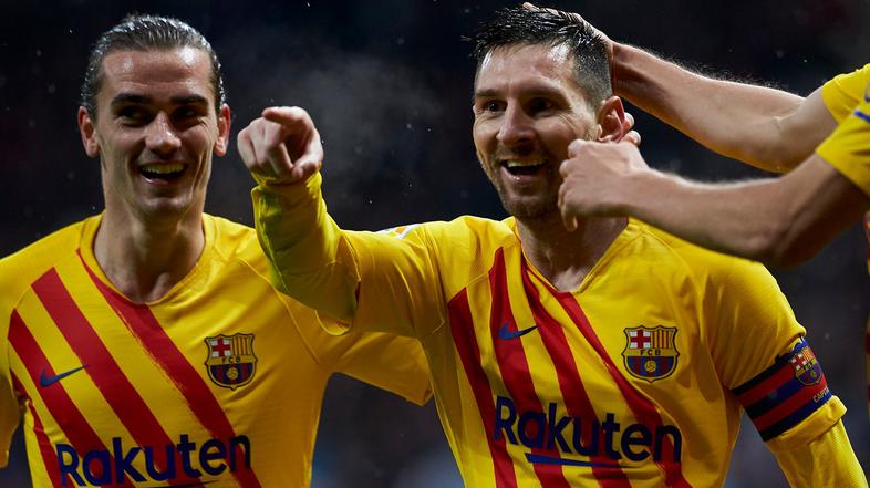 Antoine Griezmann in Lionel Messi