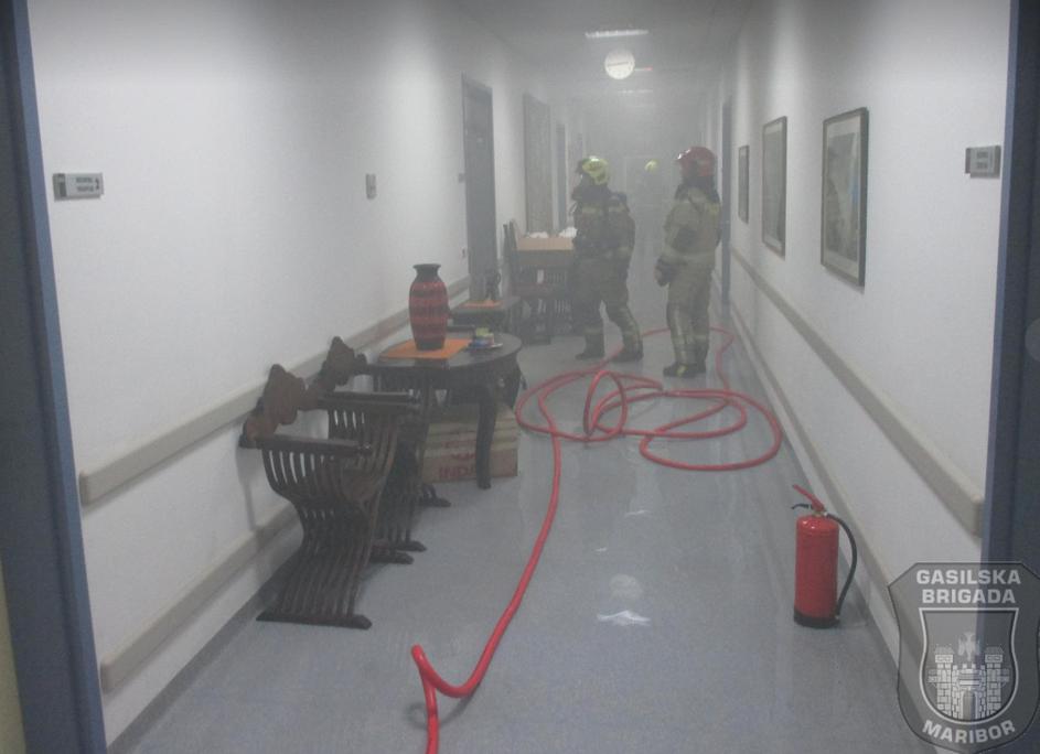 Požar na mariborski psihiariji