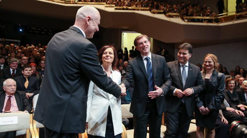 Rokovanje Mira Cerarja in Milana Brgleza 