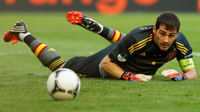 Casillas Španija Italija Gdansk Euro 2012