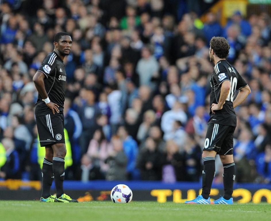 Mata Eto'o Everton Chelsea Premier League Anglija liga prvenstvo