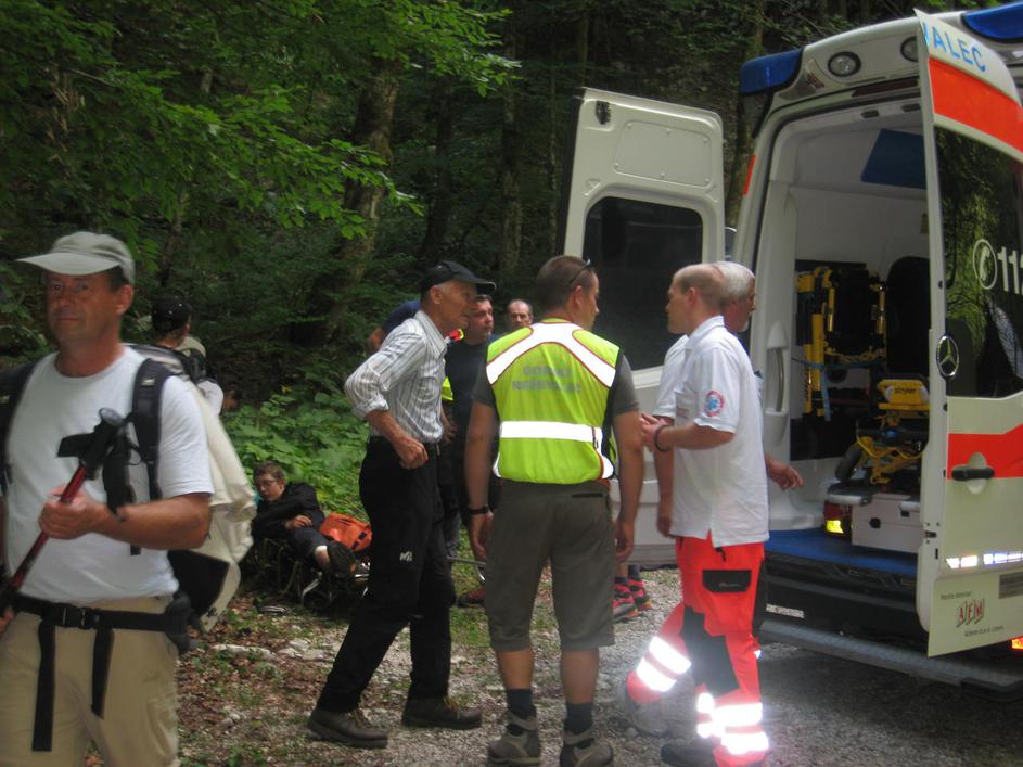 Nesreča mladega francoskega planinca.