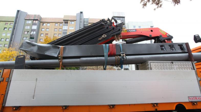 Podrt radar v Mariboru