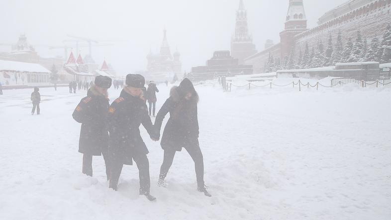 Moskva, sneg