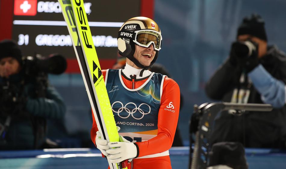 Švicarji razkrili skrivno orožje, ki je njihovemu skakalcu prineslo bron