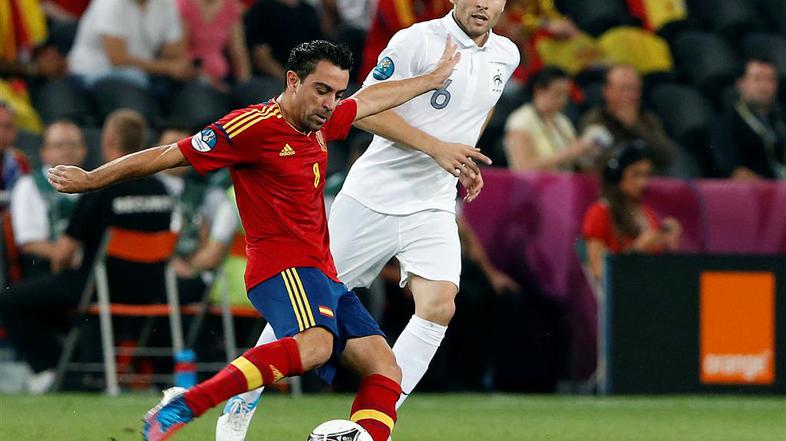 Xavi Cabaye Španija Francija četrtfinale Doneck Euro 2012