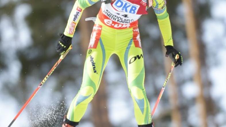 Gregorin biatlon zasledovalna tekma Kontiolahti