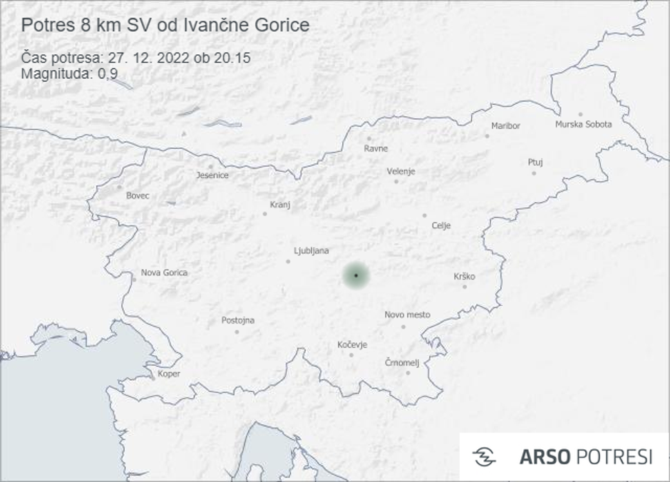 potres Ivančna Gorica | Avtor: Arso