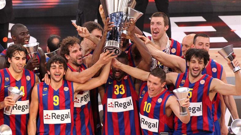 Med košarkarji Barcelone, ki so v nedeljo osvojili Evroligo, sta bila tudi dva S