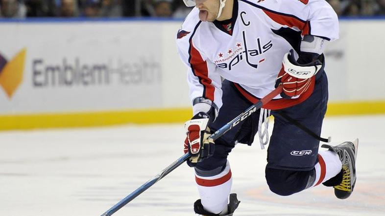 Aleks "car" Ovečkin in soigralci so v zadnjem času brez prave konkurence. (Foto: