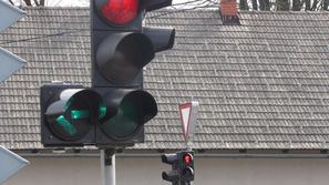 Od semaforjev ni kaj dosti ostalo. (Foto: Jerca Božič Kranjec)