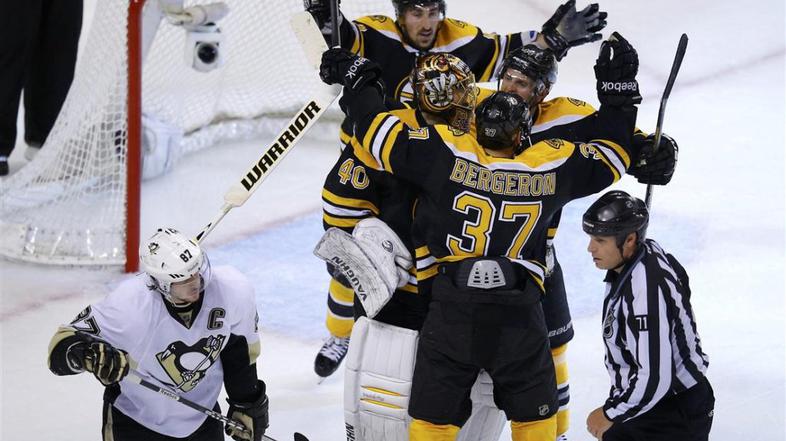 Crosby Rask Bergeron Boston Bruins Pittsburgh Penguins NHL končnica 