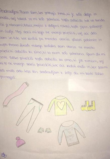 Pisma Dedku Mrazu ali Božičku