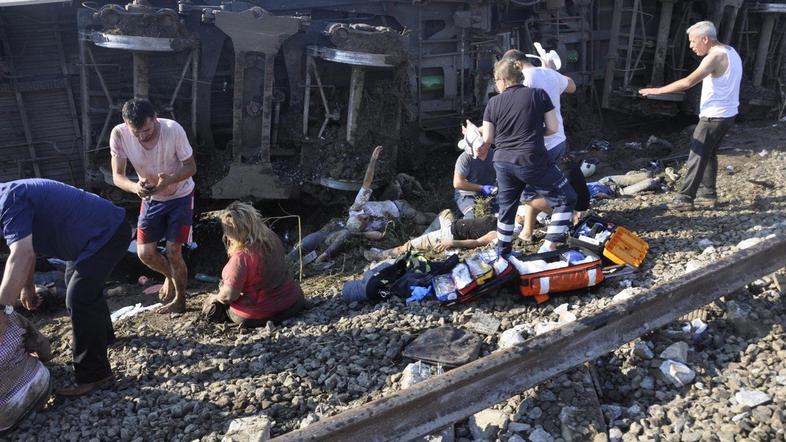 železniška nesreča Turčija