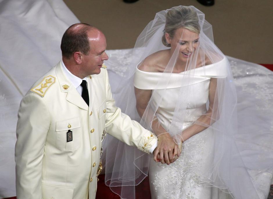 Albert, Charlene Wittstock, poroka, Monako | Avtor: Reuters