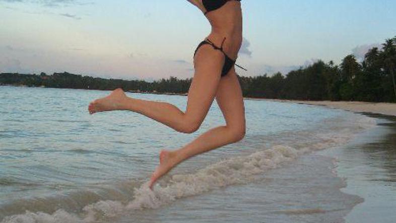 Sabina je v tujini zelo uživala.