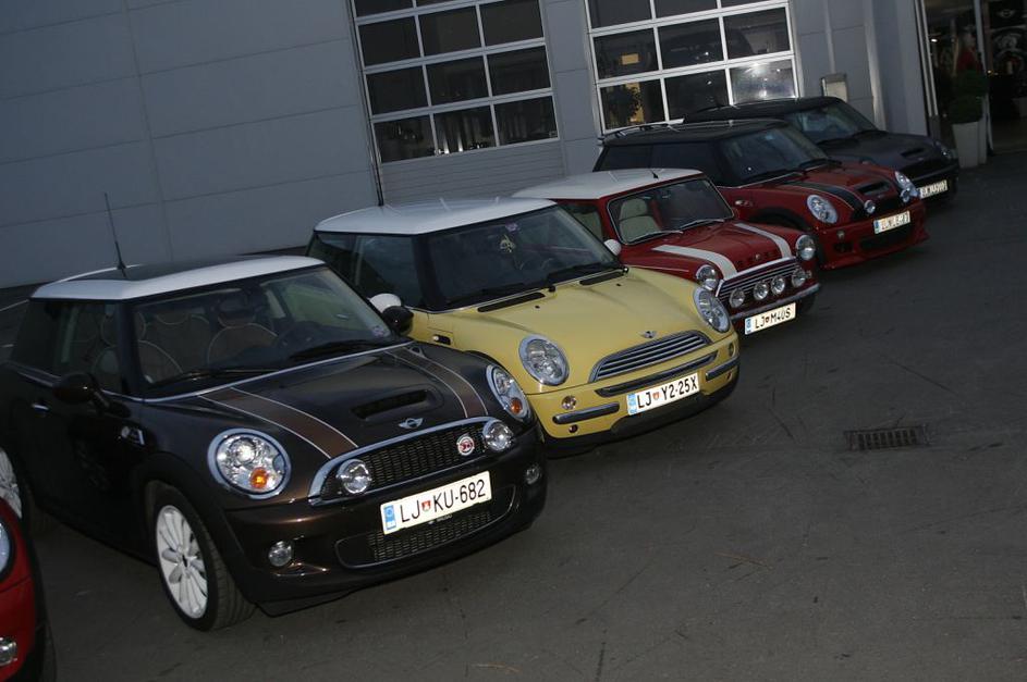 Otvoritev MINI salona v Ljubljani.