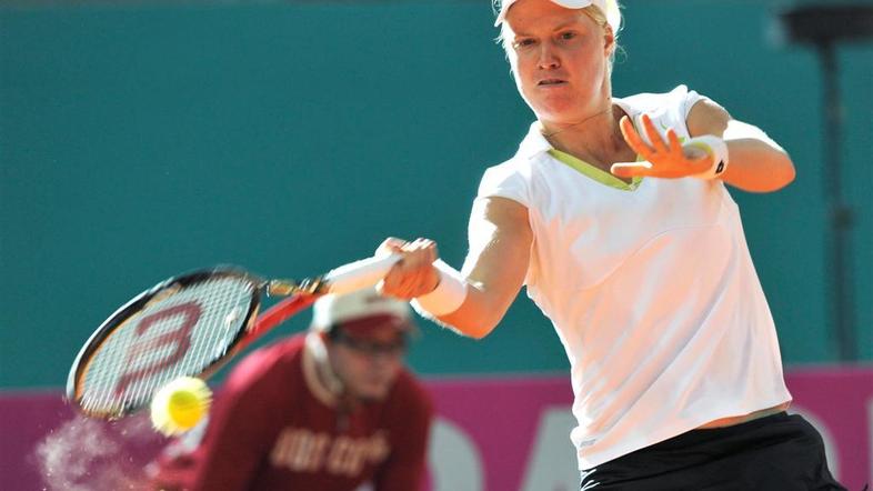 Peškiričeva je izgubila uvodni dvoboj slovenske reprezentance. (Foto: Reuters)